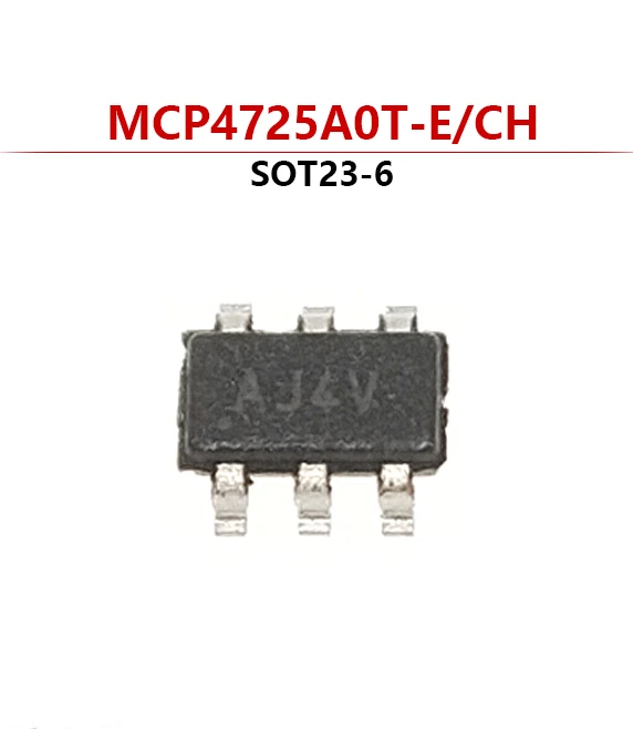 

5PCS~100PCS/LOT MCP4725A0T-E/CH AJ SOT23-6 New original