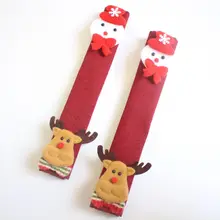 Защитная крышка для холодильника и печи, теплоизоляционные крышки, рождественские украшения для микроволновой печи, посудомоечной машины, дверные ручки, перчатки