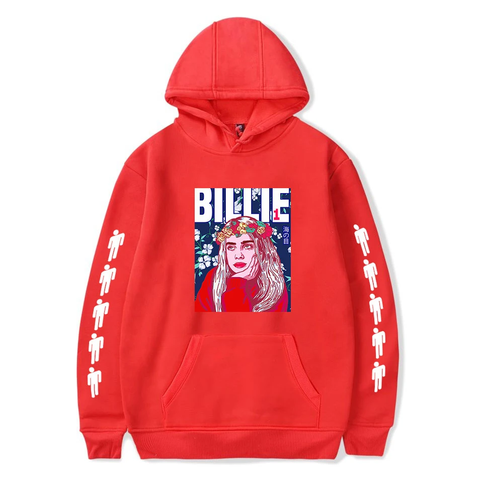 Новая мода Billie Eilish Толстовка Женская Толстовка удобная куртка Осень Зима Мальчики и девочки этот розовый поп пуловер
