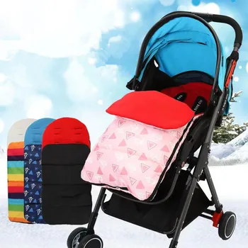

Winter Thick Warm Baby Stroller Sleeping Bag Newborn Foot Cover for Pram Wheelchair Baby Stroller Accessories Sleeping Bag