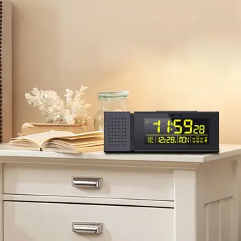 

Alarm Clock for Bedrooms - 7 Color Night Light 12/24 H,Battery Backup, for Heavy Sleeper,Teen,Elderly, Boys&Girls Kids