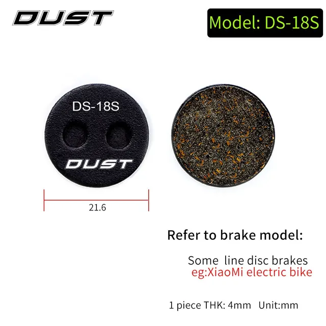Bicycle Disc Brake Pad Bike Hydraulic Disc Brake Pads Semi-Metallic Cycling Brake Pads for BB5 BB7 DS-18S