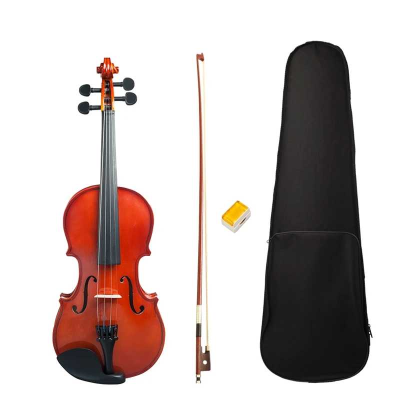 

3/4 Violin Highlight Finishing Violin Student Violin Set Violin Learner Natural Color Violin