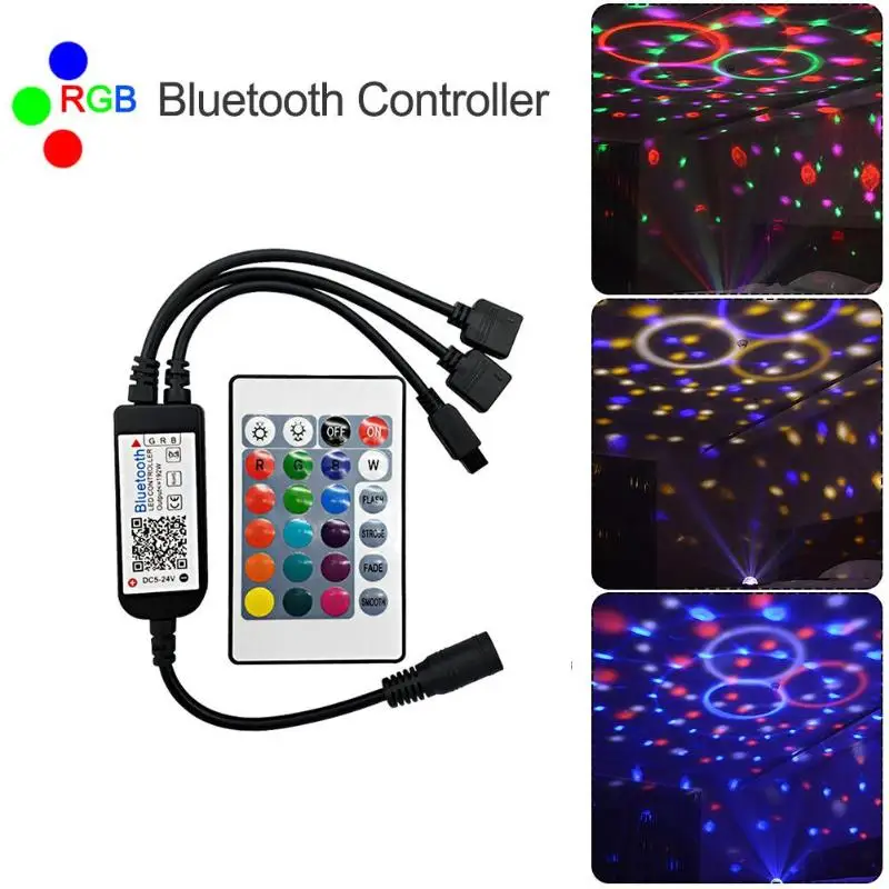 Bluetooth телефон приложение регулятор подсветки LED RGB управление Лер с 24 клавишами ИК пульт дистанционного управления