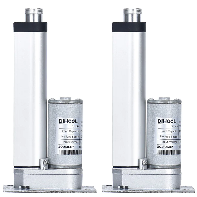 metal engrenagem 1500n 200mm 800mm curso mini 04
