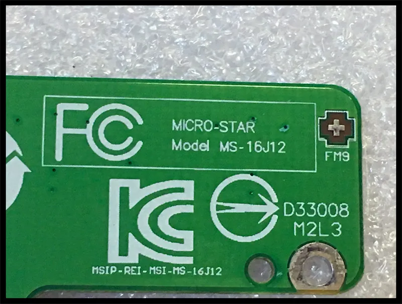 

MS-16J12 For MSI GE62 GE72 GP62 GP72 PE70 PE60 GL72 GL62 Laptop USB IO Board Switch board SD CABRD BOARD WITH CABLE