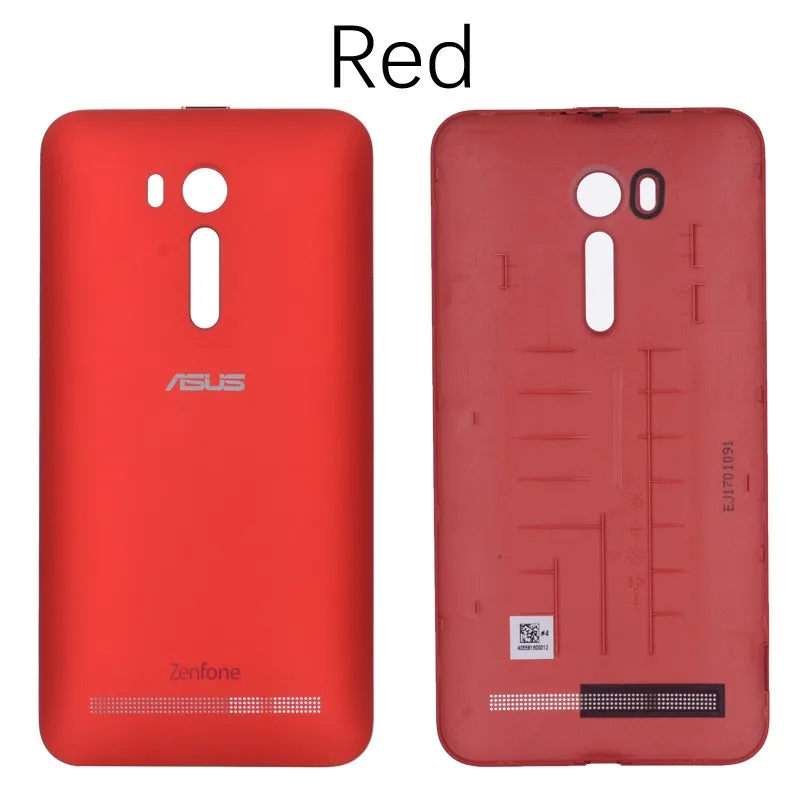 Red Оригинальная задняя крышка Корпус для ASUS Zenfone Go ТВ ZB551KL задняя крышка с Мощность кнопка, запасные части - Цвет: Red