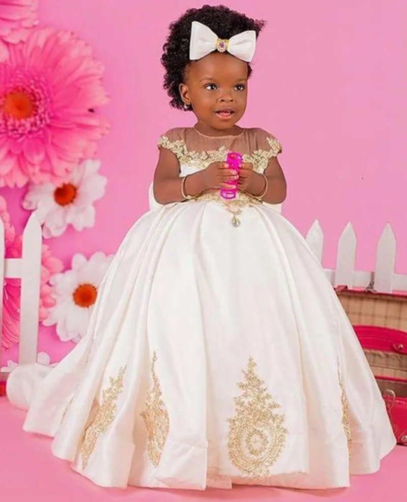 Girls High Low Dress Lace Kids Party Bridesmaid Wedding Dresses Princess Gown 