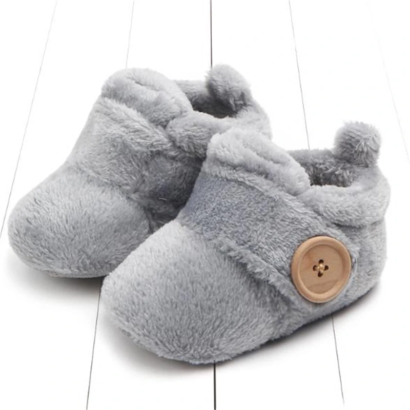 

2019 Fashion Toddler Boys Girl Snow Boots Shoes Newborn Baby Boy Girl Shoes Autumn Winter Cotton Warm Soft Sole Plush Prewalker