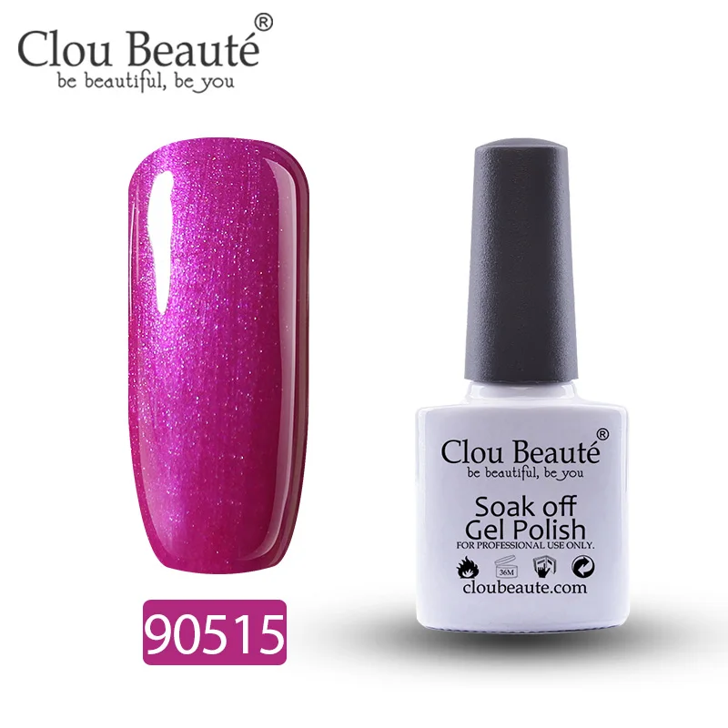 Гель-лак для ногтей Clou Beaute 79 цветов полуперманентный замачивающийся лак для ногтей маникюрный УФ СВЕТОДИОДНЫЙ Цветной Гель-лак 10 мл серия Nude - Цвет: 90515