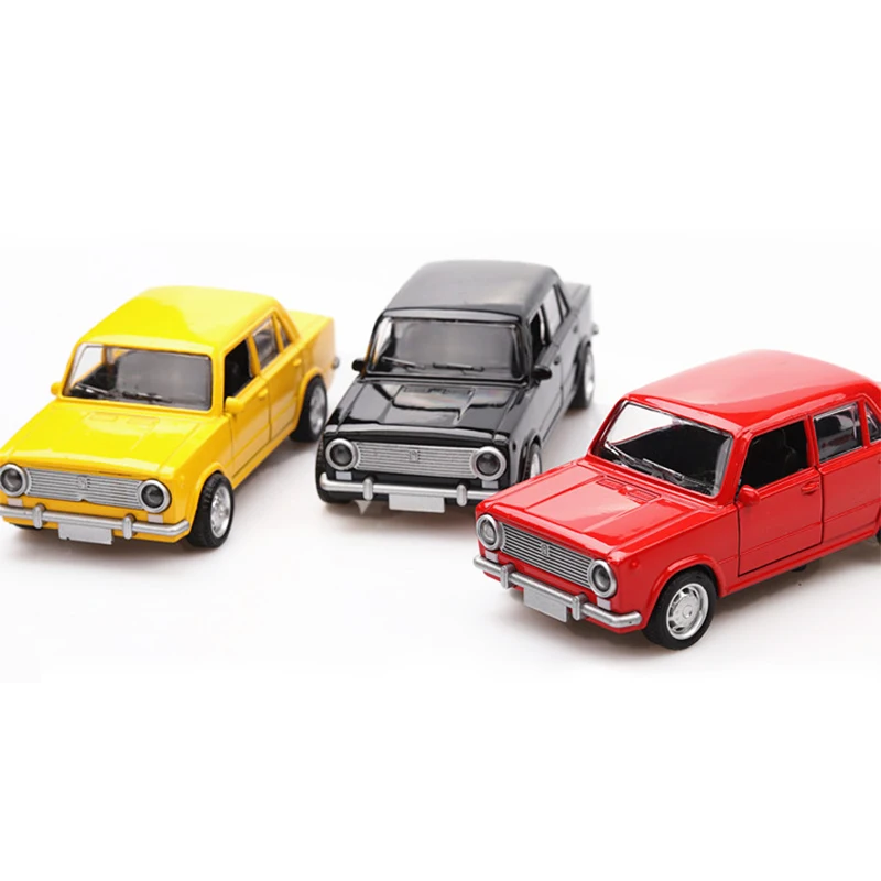 

1/32 LADA Alloy Classic Retro Model Cars Toy Russian Pull Back Die Cast Car Static Car Toy Model For Collection Kids Gift