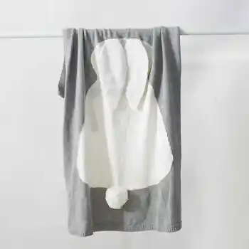 

2020 Cute fox blanket 75x105cm Wool blanket to on for the sofa/Bed/Car Portable