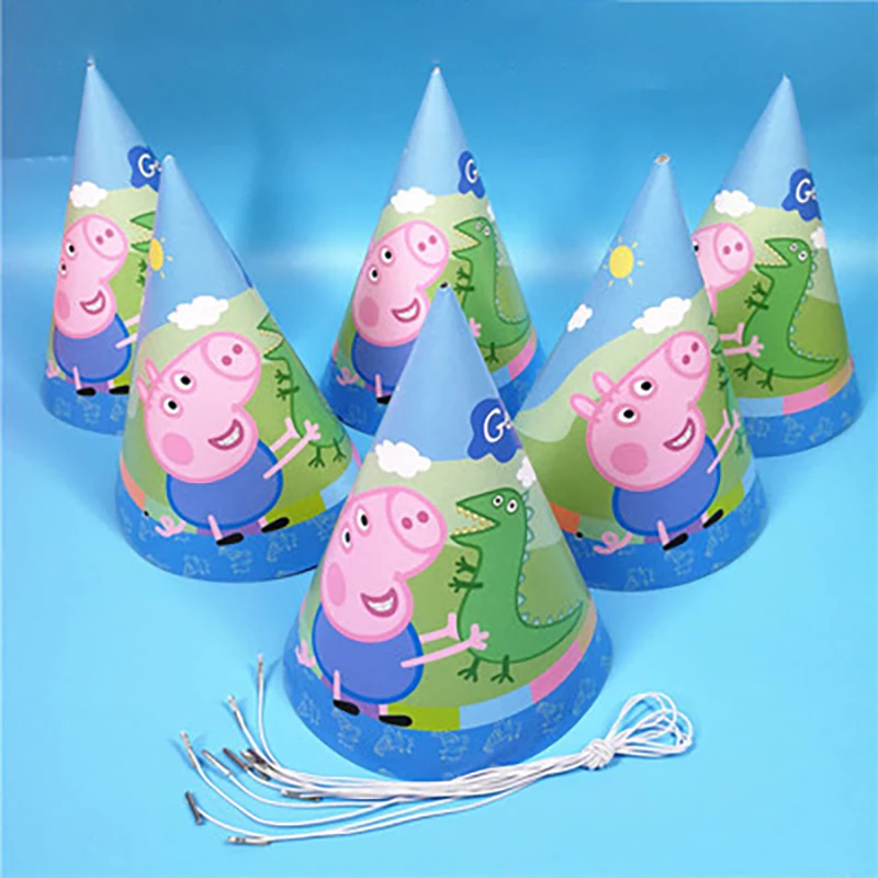 Skup 9styl świnka Peppa dekoracja urodzinowa maska flaga z napisem zaopatrzenie firm aktywność wydarzenie zabawki na prezenty urodzinowe dla dzieci P30
