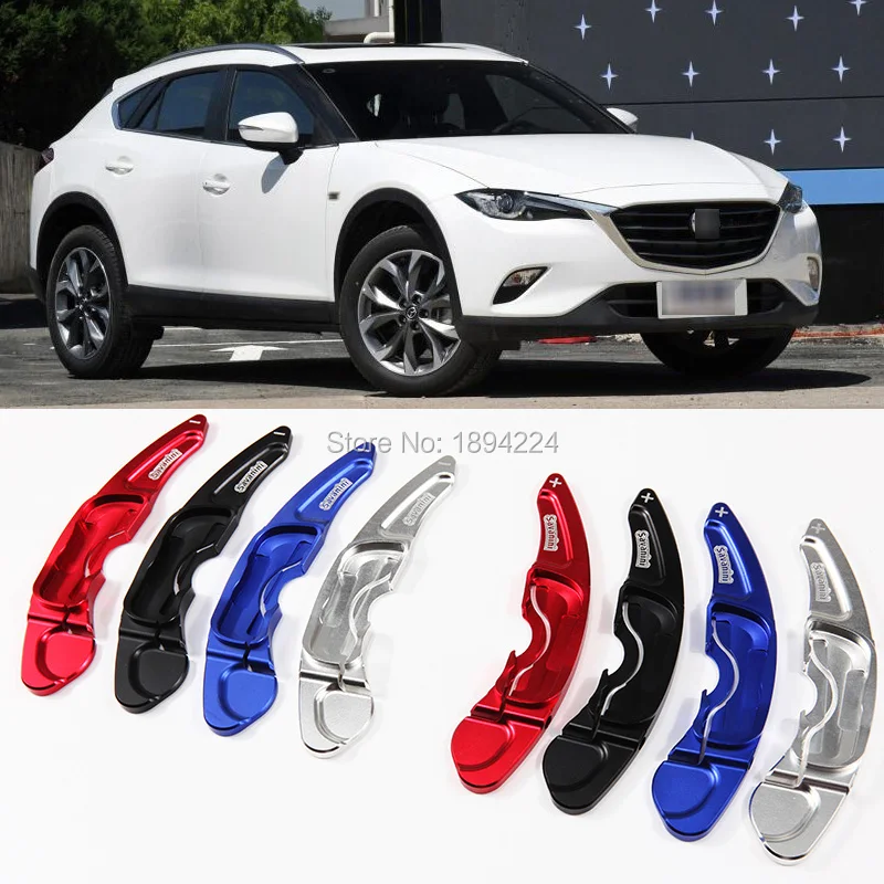 2 шт. Высокое качество рулевого колеса автомобиля сдвиг Paddle Shifter расширение для Mazda CX-4