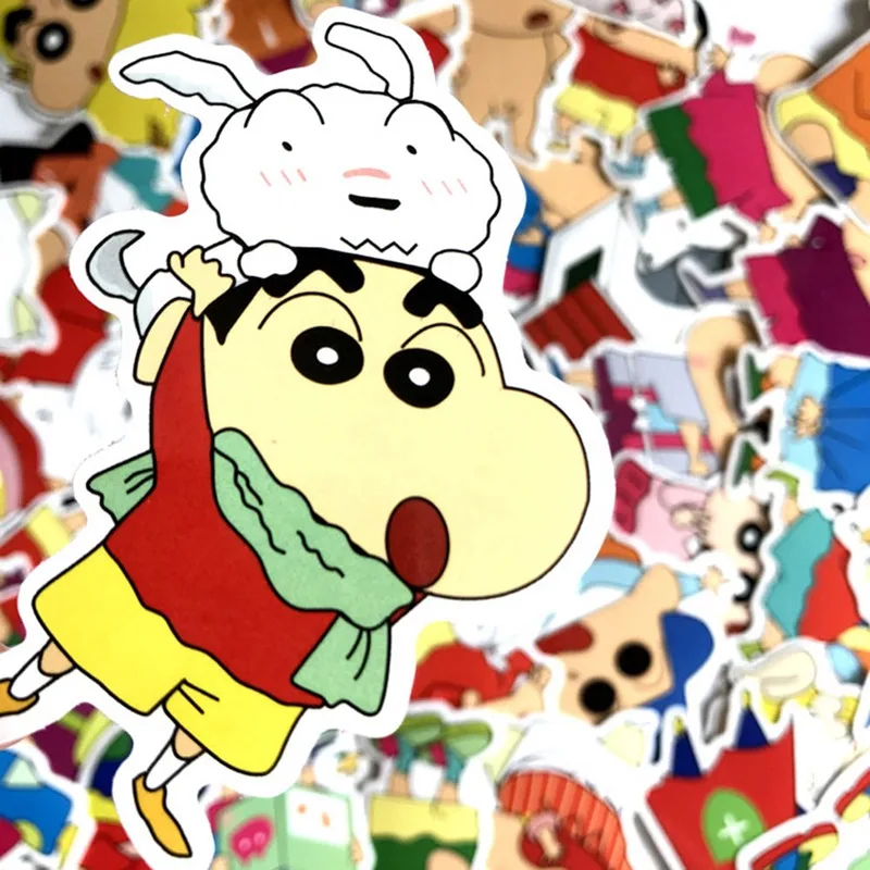 50 шт. Crayon Shinchan стикер для багажа Скейтборд телефон ноутбук мото велосипед стены гитары/DIY Скрапбукинг