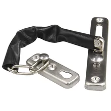 Противоугонная цепь из цинкового сплава для отелей из нержавеющей стали, защитная цепь, дверной засов, замок, противоугонная застежка, цепной замок