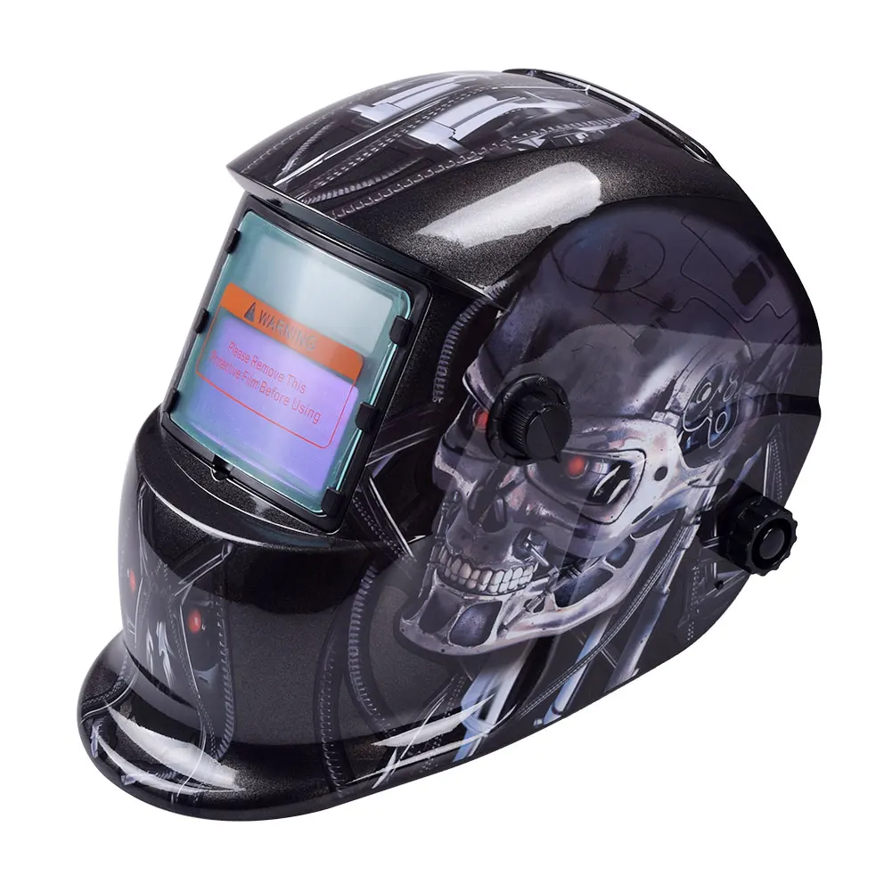 Terminator Сварочный шлем Сварочная маска затемнение Сварка Авто ИК защита многофункциональные 8 стилей Tig защитные шлемы - Цвет: Terminator