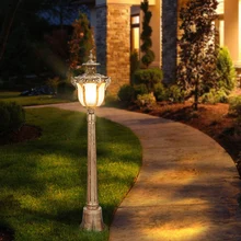 Алюминиевая СВЕТОДИОДНАЯ Лампа для газона, уличный садовый светильник, светильник для газона, светодиодная лампа-палка светильник s, белый светильник pf101401