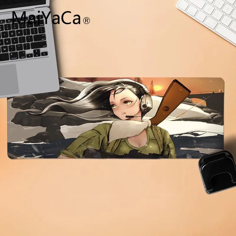 LockEdge 30X90cm MaiYaCa Pubg офисные мыши геймер мягкий коврик для мыши Противоскользящий прочный силиконовый компьютерный коврик - Цвет: LockEdge 30X90cm