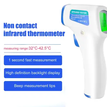 

10pcs Muti-fuction Non-contact Igital Infrared Termometro Infrarojo Digital Laser Handheld IR Temp Measurement Device