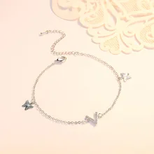 Новые продукты V браслет на ногу с бабочкой ноги украшения женские аксессуары в новом стиле модные ювелирные изделия поставка товаров