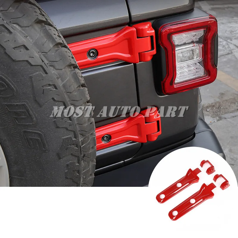 Задняя дверь запасная крышка шарнира шины отделка 4 шт. для Jeep Wrangler JL 2018 2019