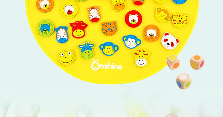 Onshine деревянные интерактивные игрушки для родителей и детей ji yi qi Детские Обучающие настольные игрушки многоместные интерактивные