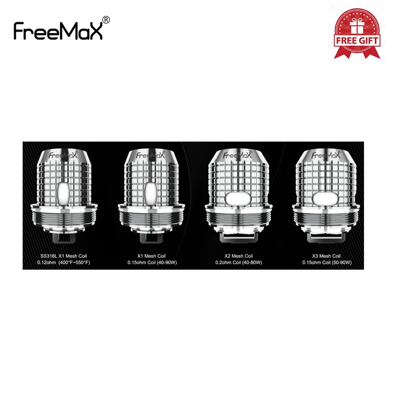5 шт./лот оригинальный Freemax Twister Fireluke 2/Fireluke Mesh Coil X1/X2/X3 SS316 сетчатая катушка для 80 Вт