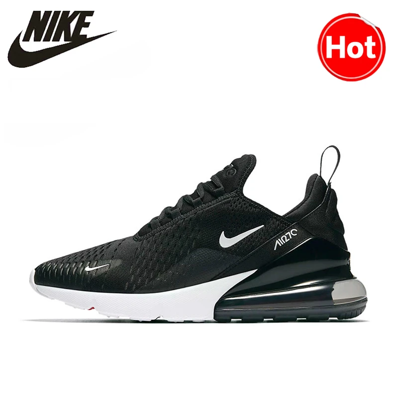 Nike AIR MAX 270 Кроссовки унисекс черные Нескользящие износостойкие легкие спортивные кроссовки для образа жизни Max Air Лидер продаж