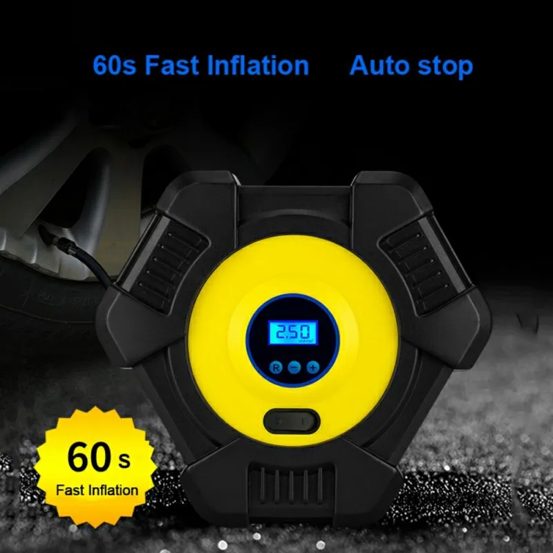 Горячий Портативный 150PSI автомобильный насос для шин цифровой экран воздушный компрессор насос DC12V насос для автомобиля мотоцикла