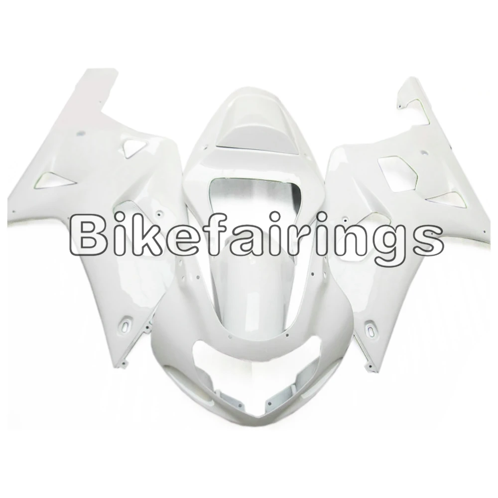Full Fairings For Suzuki GSX-R600 GSXR750 K1 2000 2001 2002 2003 ABS Plastic Injection Motorcycle Bodywork - Glossy Pearl White |