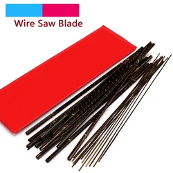 12pcs 130mm U Type Diamond Wire Jig Saw Blades Cutter 0#-6# Cutting Hand Craft For Jewelry Metal Woodworking Tools