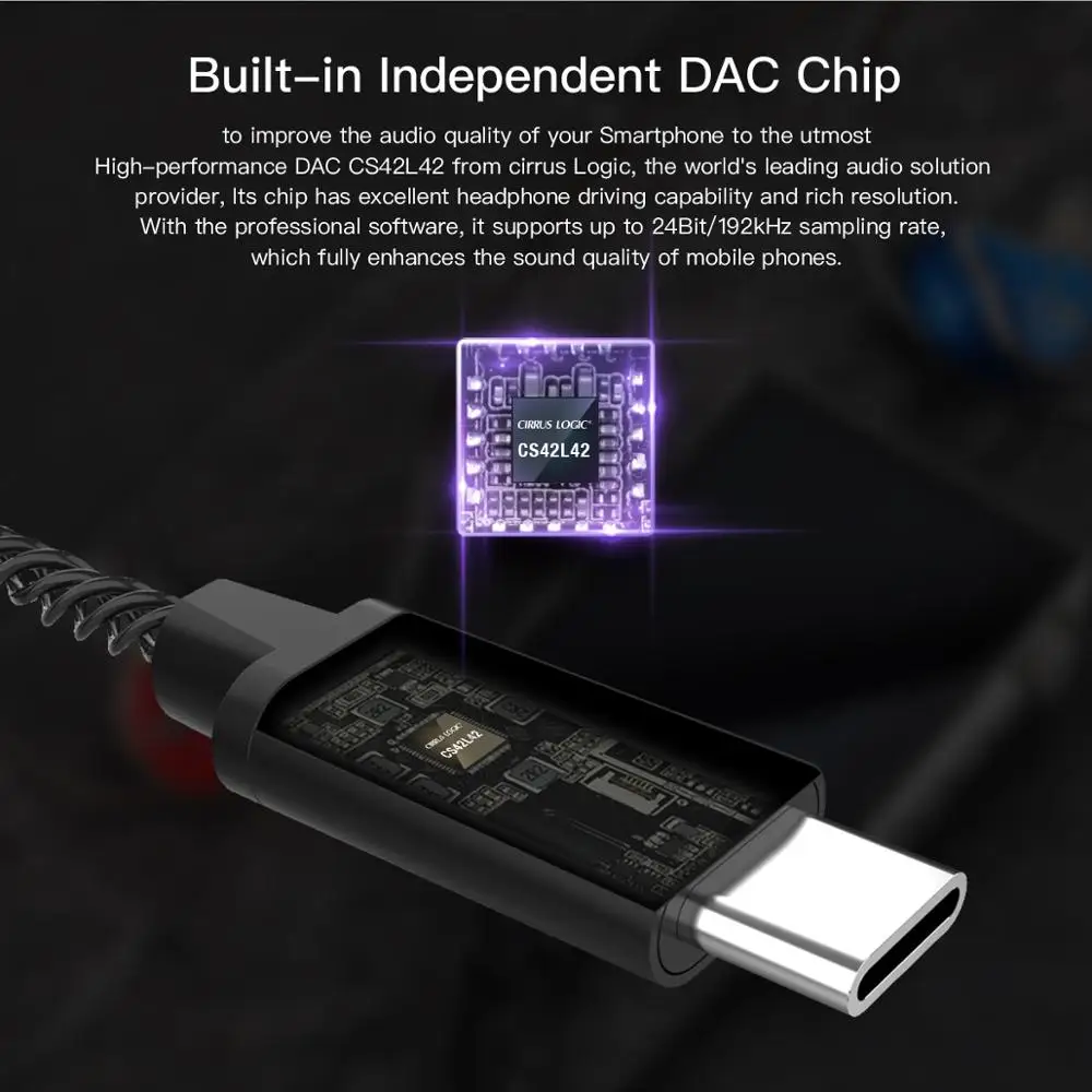  Hidizs Sonata Ii Hd Dac Usb di Tipo C a 3.5 Mm per Cuffie Amplificatore Adattatore per Android Del 