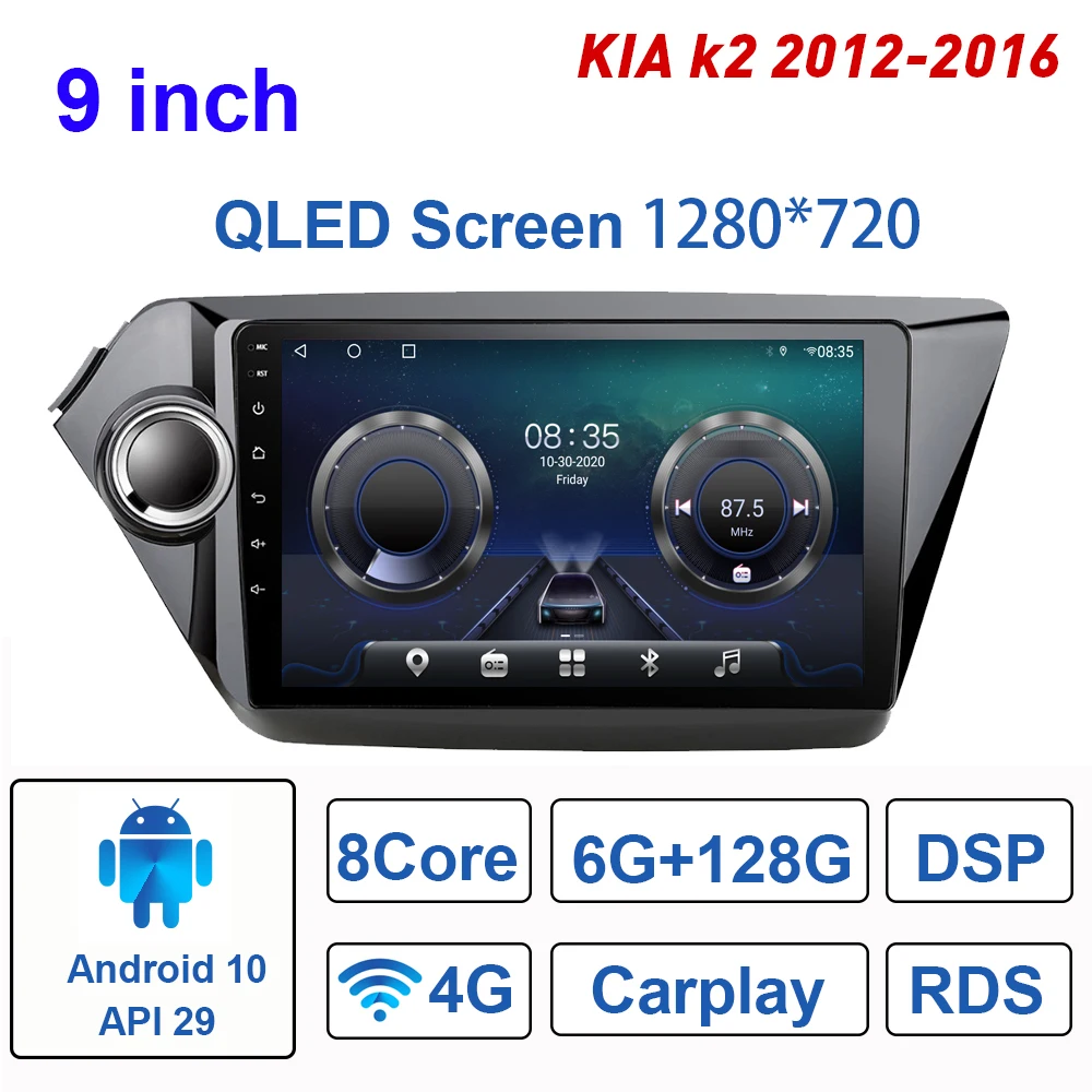 TS10 Für KIA K2 2012 2016 Android 10 9 Zoll Auto Radio Multimedia Video