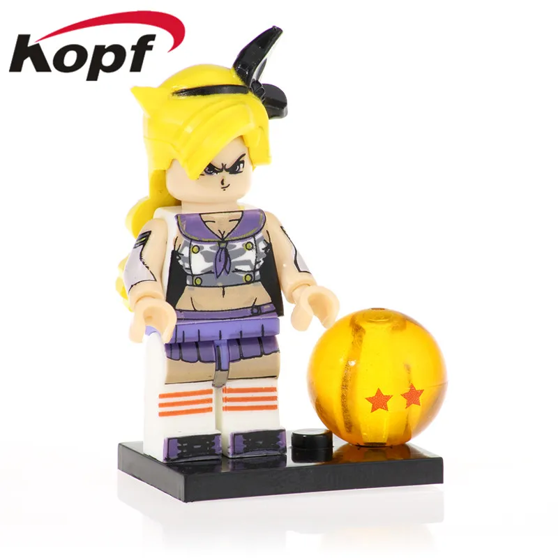 Одиночная Dragon Ball Z строительные блоки Klin Lan Qi Сунь Укун Gotenks коллекция экшн-фигурки подарки игрушки для детей PG1376