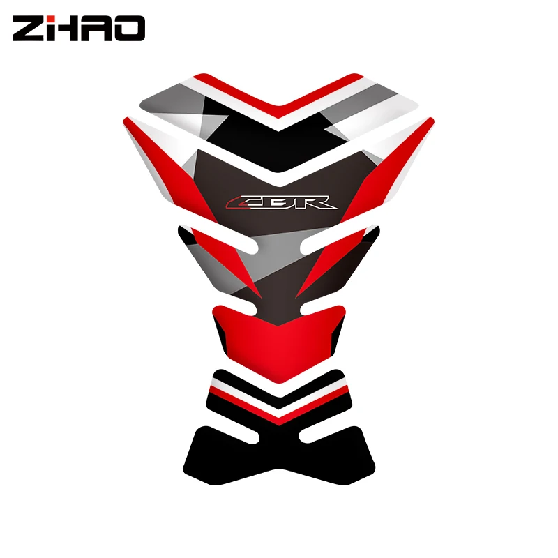 CBR RVF VFR CBR 250 400 500 600 1000 1100 CBR 1000 RR 가스 오일 연료 탱크 패드 보호대 자동차 스티커 용 3D 오토바이 데칼