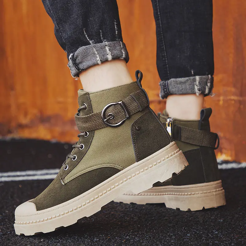 Ботинки martin; Мужская осенняя одежда; высокая обувь; Мужская обувь; короткие ботинки; Мужская обувь; военные ботинки