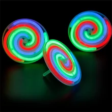 

Cute Colorful Party Fluorescence Light Glow Sticks Spinner Fidget Toys Fidget Spinner Spinning Top Gyro Toy Fingertip Spinner