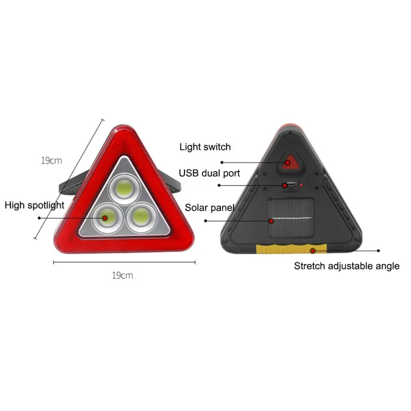 Светодиодный светильник Предупреждение ющий светильник Многофункциональный Аварийный треугольные предупреждающие знаки Предупреждение ющая рамка прожектор светильник s