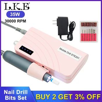 

30000 RPM Strong Nail Drill Machine Electric Nail Drill File Manicure Pedicure Gel Remover Kit Nail Drill Pen Polishing Tools