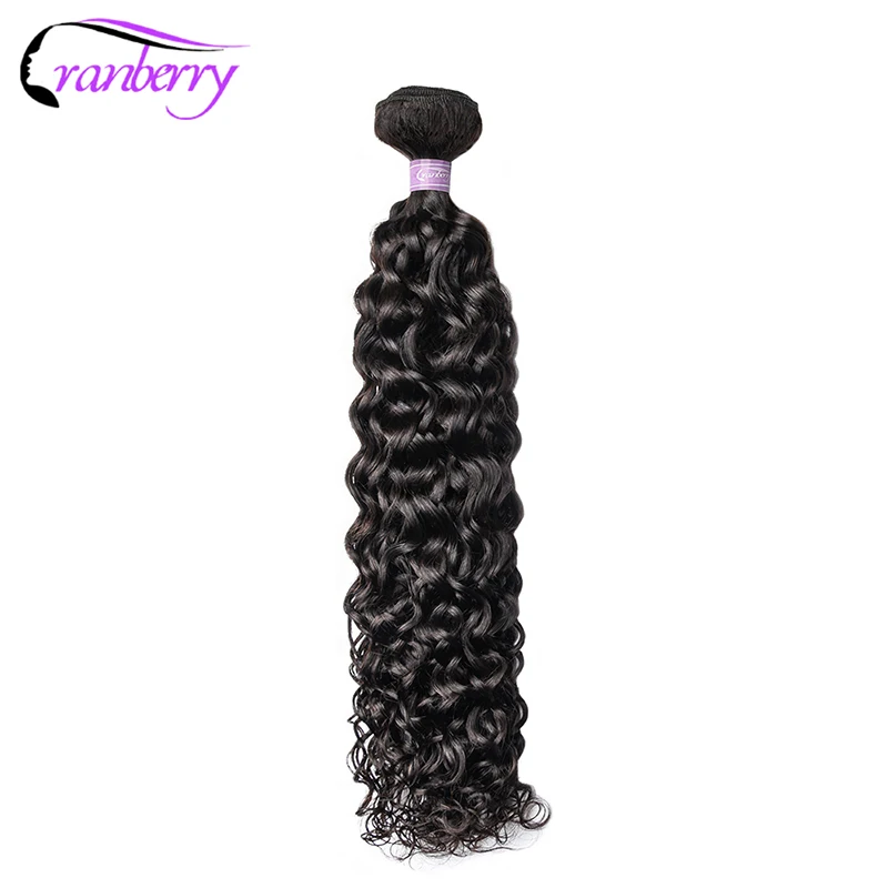 

CRANBERRY Hair Peruvian Water Wave Bundles Deal Can Buy 1/3/4 Bundles 100% Remy Human Hair Extensions 8-26 InchFree Shipping