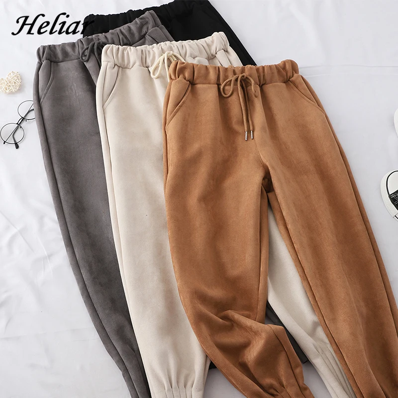 Heliar Winter Harlan Pants Englend Style Crop Trousers Elastic Waist Female 7 Pants For Women 2019 Women Trousers With Pocket Heliar Winter Harlan Pants Englend Style Crop Trousers Elastic Waist Female 7 Pants For Women 2019 Women Trousers With Pocket