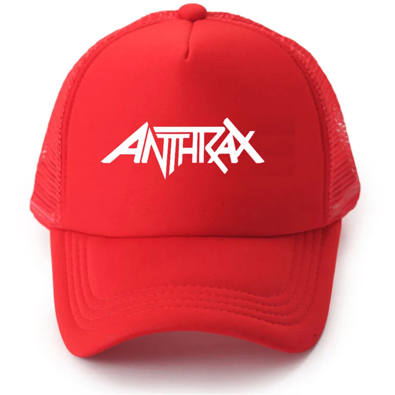 Anthrax band печать бейсбольная кепка для мужчин wo мужская летняя трендовая Кепка новая молодежная Джокер Солнцезащитная шляпа пляжный козырек для отдыха шляпа