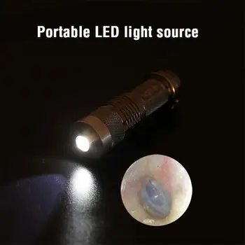 

4W Portable Handheld LED Cold Light Source Lamp Match US Plug For Endoscope