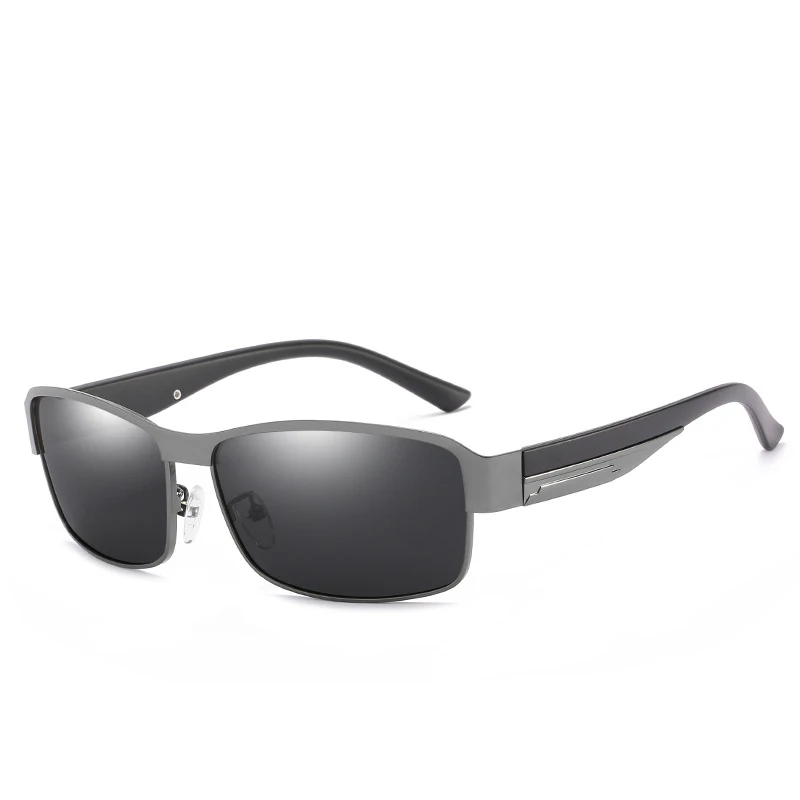 GunBlack UVLAIK мужские Поляризованные и Фотохромные солнцезащитные очки для вождения, роскошный дизайн, высокая четкость зрения, антибликовое ночное видение, UV400 - Цвет линз: GunBlack
