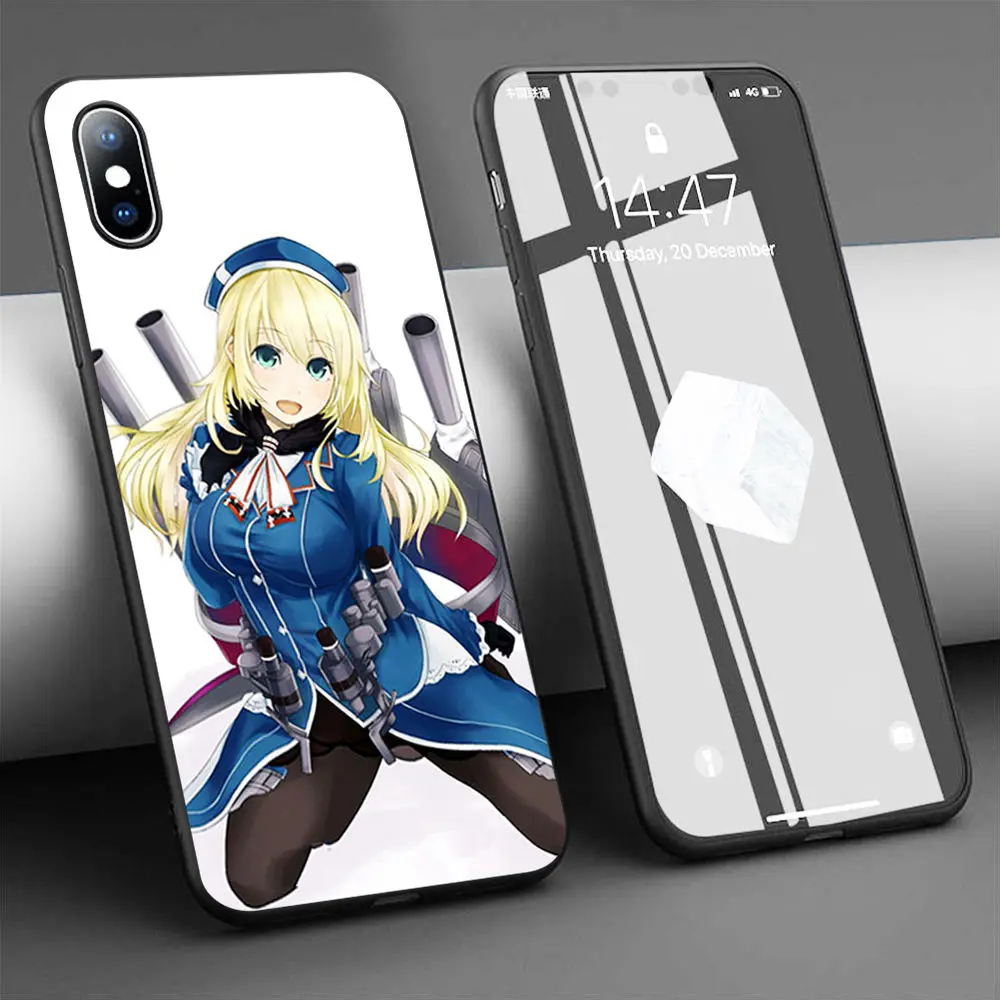 Coque Kantai Collection Cruiser Atago Soft Silicone Phone Case for iPhone 11 Pro Max X 5S 6 6S XR XS 7 8 Plus Cover | Мобильные