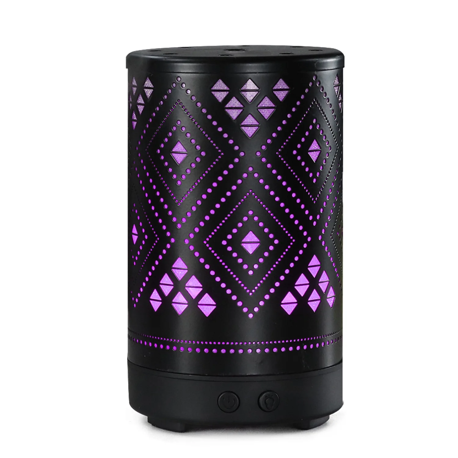 New Products Iron Art Ultrasonic Atomization Expansion Essential Oil Fragrance Lamp Household Hollow out Translucent Aromatherap