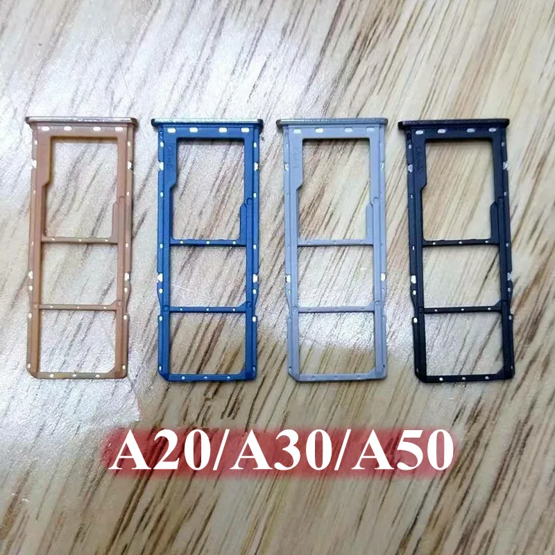 10x Sim держатель для карт SD считыватель лоток для samsung Galaxy A10 A20 A30 A50 A60 A70 слот для sim-карт Запасная часть