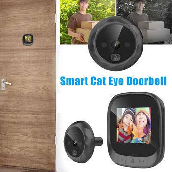 

2.4 Inch Digital Doorbell LCD 90 Degree Eye Electronic Peephole Doorbell Infrared Camera Door Viewer KQS8