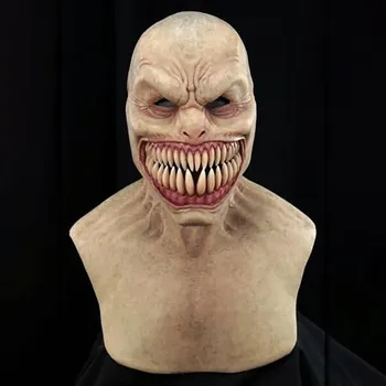 

Mask Halloween Creepy Rubber Scary Wrinkle Face Mask Latex Cosplay Party Props Masks Helm Cosplay Costume Props